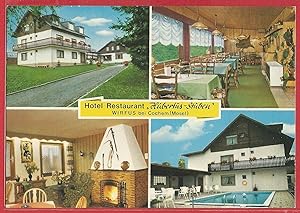 AK Wirfus Cochem Mosel Mehrbildkarte Hotel Restaurant Hubertusstuben Bes. Familie Borgschulze Kam...