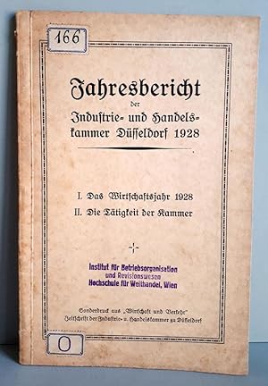 Jahresbericht der Industrie- und Handelskammer Düsseldorf 1928 - orig. Ausgabe