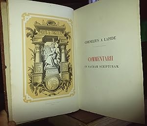 R.P.C. Cornelii a Lapide e societate Jesu e scripturae olim lovanii, postea Romae professorus Com...