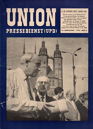 Bild des Verkufers fr Union Pressedienst (UPD) 14.Jahrgang 1964 Heft 9 (1 Heft) zum Verkauf von Clivia Mueller