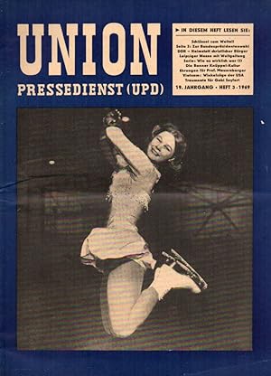 Bild des Verkufers fr Union Pressedienst (UPD) 19.Jahrgang 1969 Heft 3 (1 Heft) zum Verkauf von Clivia Mueller