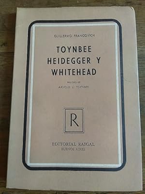 Imagen del vendedor de TOYNBEE, HEIDEGGER Y WHITEHEAD a la venta por Librera Pramo