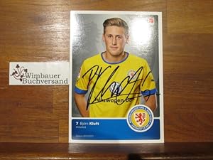 Bild des Verkäufers für Original Autogramm Björn Kluft Eintracht Braunschweig 2012/2013 zum Verkauf von Wimbauer Buchversand