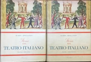 Storia del Teatro italiano Vol. 1 parti prima e seconda. Due Volumi