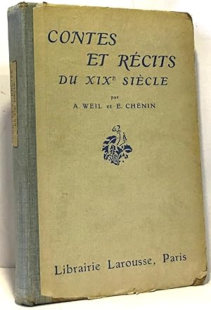 Contes et récits du XIXe siècle - anthologie littéraire et artistique