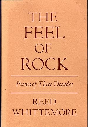 Bild des Verkufers fr The Feel of Rock: Poems of Three Decades) zum Verkauf von Dorley House Books, Inc.
