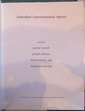 Imagen del vendedor de Embodied Conversational Agents a la venta por Hanselled Books