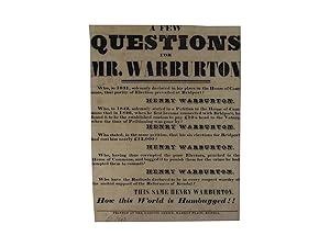 A Few Questions for Mr. Warburton