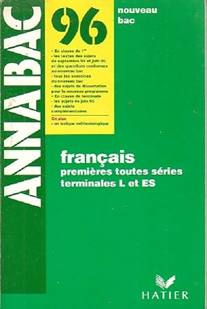 Imagen del vendedor de Fran?ais 1?re toutes s?ries 1996 - B?n?dicte Boudou a la venta por Book Hmisphres