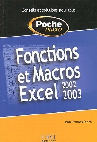 Imagen del vendedor de Fonctions et macros Excel 2002-2003 - Jean-Fran?ois Sehan a la venta por Book Hmisphres