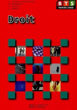 Seller image for Droit BTS 1?re ann?e - Yamina Kacimi-Charfeddine for sale by Book Hmisphres