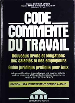 Image du vendeur pour Code comment? du travail 1994 - Laurent Dubois mis en vente par Book Hmisphres