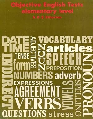 Seller image for Objective English tests - A.R.B Etherton for sale by Book Hmisphres