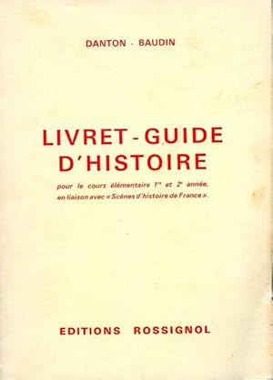 Imagen del vendedor de Livret-guide d'histoire - G?rard Danton a la venta por Book Hmisphres