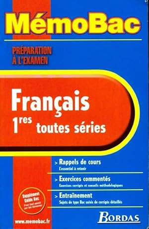 Image du vendeur pour Francais 1?res toutes s?ries - Val?rie Assan mis en vente par Book Hmisphres
