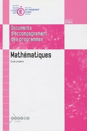 Seller image for Math?matiques ?coles primaires - Luce Dossat for sale by Book Hmisphres