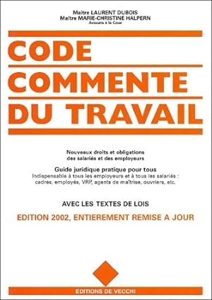 Imagen del vendedor de Code comment? du travail 2002 - Laurent Dubois a la venta por Book Hmisphres