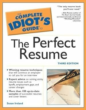 Seller image for The complete idiot's guide to the perfect resume - Susan Ireland for sale by Book Hmisphres