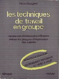 Les techniques de travail en groupe - P. Gourgand