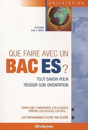 Image du vendeur pour Que faire avec un bac ES ? - Pascal Fitzner mis en vente par Book Hmisphres