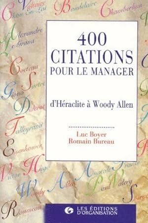 400 citations pour le manager d'H raclite   Woody Allen - Romain Boyer