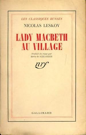 Seller image for Lady Macbeth au village - Nicolas Leskov for sale by Book Hmisphres