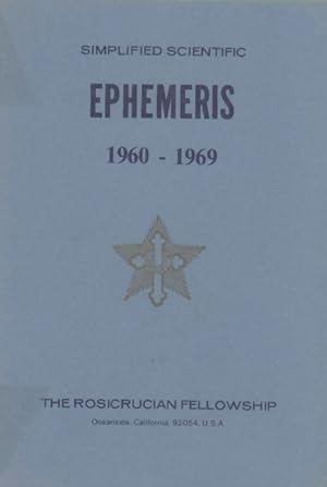 Simplified scientific ephemeris 1960-1969 - Collectif