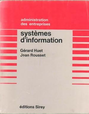Syst mes d'information - G rard Rousset