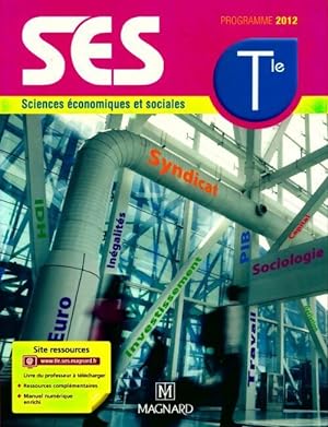 Sciences ?conomiques et sociales Terminale ES - Collectif