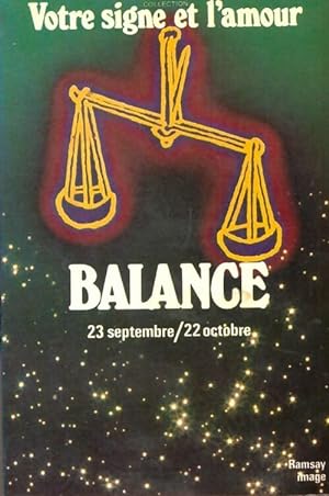 Image du vendeur pour Balance - Solange De Mailly-Nesle mis en vente par Book Hmisphres