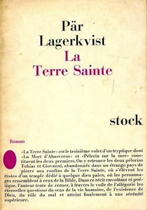 Seller image for La terre sainte - P?r Lagerkvist for sale by Book Hmisphres