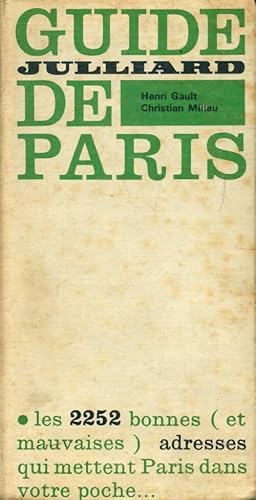Guide Julliard de Paris - Henri Gault