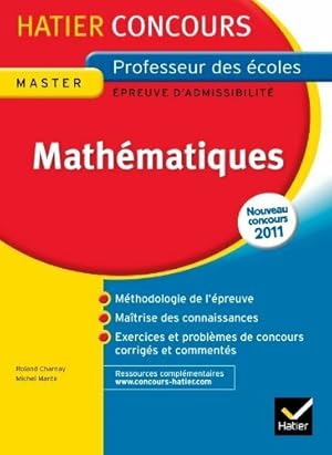 Image du vendeur pour Math?matiques ?preuves ?crite d'admissibilit?. Concours de professeur des ?coles - Collectif mis en vente par Book Hmisphres