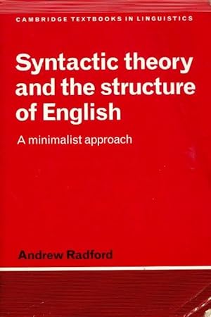 Immagine del venditore per Syntactic theory and the structure of English. A minimalist approach - Andrew Radford venduto da Book Hmisphres
