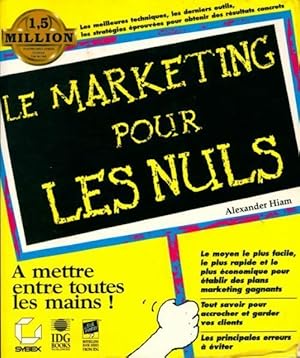 Le marketing pour les nuls - A. Hiam