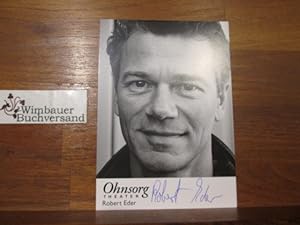 Bild des Verkufers fr Original Autogramm Robert Eder Ohnesorg Theater /// Autogramm Autograph signiert signed signee zum Verkauf von Antiquariat im Kaiserviertel | Wimbauer Buchversand