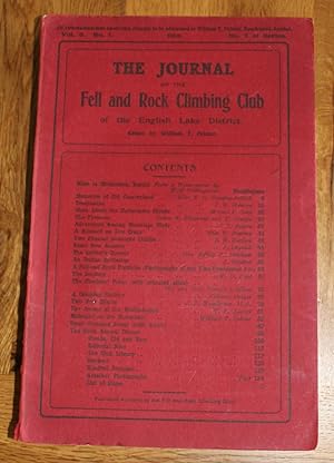 Image du vendeur pour The Journal of The Fell & Rock Climbing Club of the English Lake District. Vol.3 No. 1. No.7 Of Series. mis en vente par Fountain Books (Steve Moody)