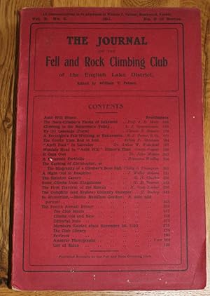 The Journal of The Fell & Rock Climbing Club of the English Lake District. Vol. 2 No.2. No.5. Of ...