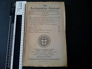 Antiquaries Journal Oct 1933 Vol XIII No 4 Ur Danish Camp Norfolk Silchester