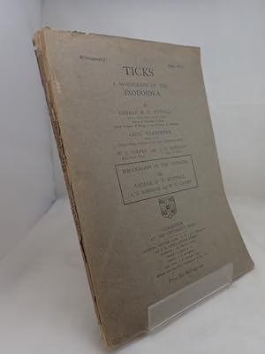 Seller image for Ticks: A Monograph of the Ixodoidea: Bibliography of the Ixodoidea for sale by YattonBookShop PBFA