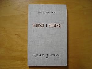 Seller image for Wiersze i piosenki (Biblioteka "Kultury) for sale by Polish Bookstore in Ottawa