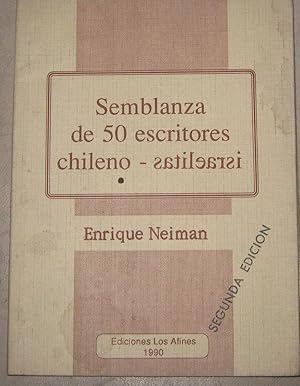 Semblanzas de 50 escritores chilenos-israelitas