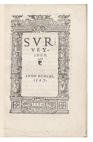 Surveyinge. Anno Domini, 1567