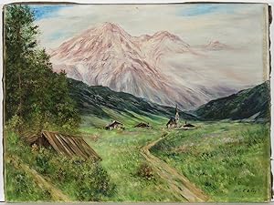 Carl Otto Fey (1894-1971) - Signed 20th Century Oil, Alpine Landscape