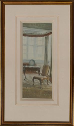 Seller image for 20th Century Pastel - An Interior View of a Bay Window for sale by Sulis Fine Art