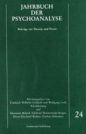 Imagen del vendedor de Jahrbuch der Psychoanalyse / Band 24 a la venta por Antiquariat Armebooks