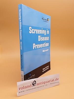 Bild des Verkufers fr Screening in Disease Prevention: What Works? (European Observatory On Health Systems And Policies) zum Verkauf von Roland Antiquariat UG haftungsbeschrnkt