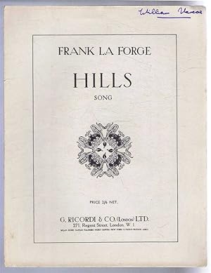 Seller image for Hills, a song. for sale by Bailgate Books Ltd