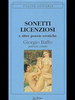 Seller image for Sonetti licenziosi for sale by Librodifaccia