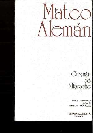 Image du vendeur pour GUZMN DE ALFARACHE II mis en vente par Papel y Letras